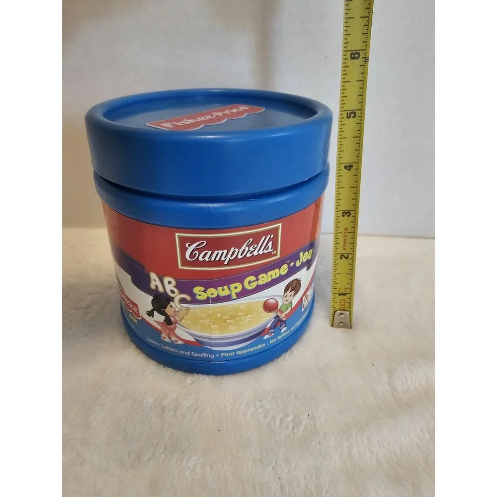 Fisher-Price Campbell's ABC Soup Game Educational Toy‎ Jar Set (No Instructions)